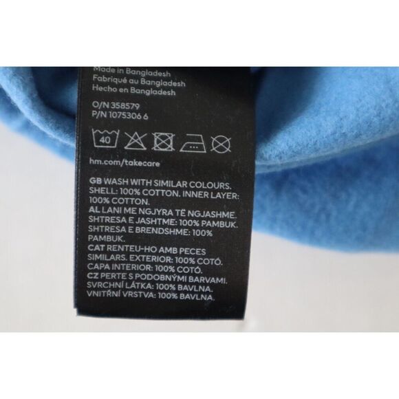 H&M Baby Boy Sz 9M (6-9M) Bright Blue/Green 2-Pack Cotton, French Terry Overalls - Picture 11 of 12